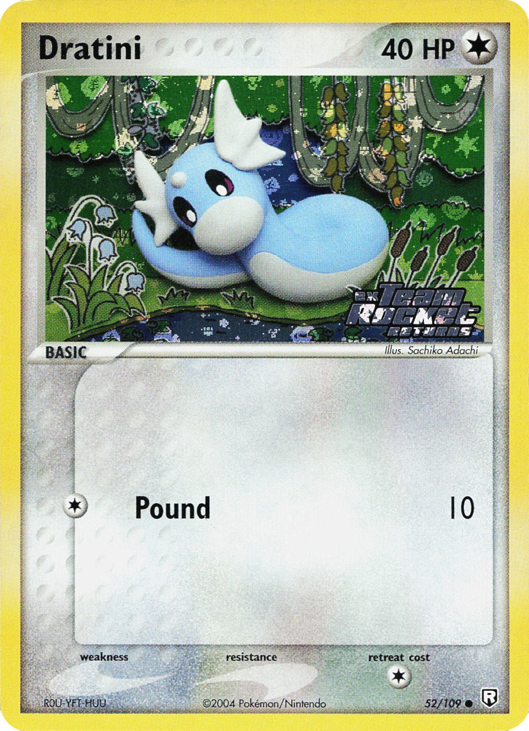 Dratini (52/109) (Stamped) [EX: Team Rocket Returns] | Jomio and Rueliete's Cards and Comics