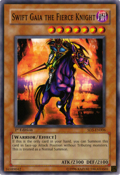 Swift Gaia the Fierce Knight [SD5-EN006] Common | Jomio and Rueliete's Cards and Comics