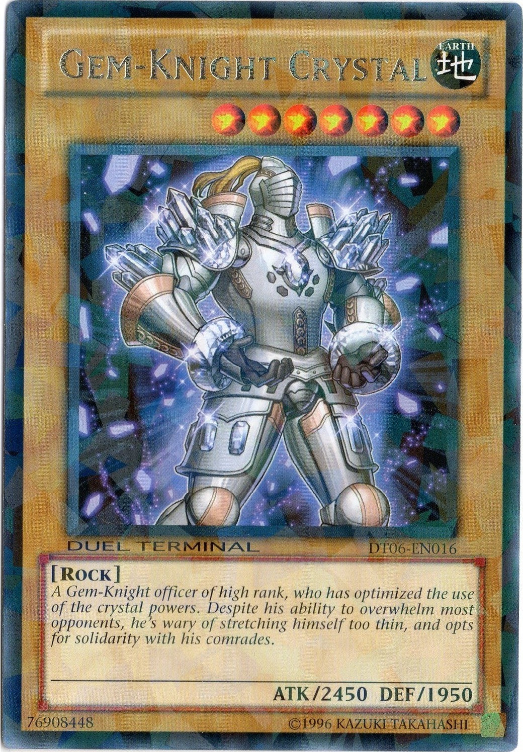 Gem-Knight Crystal [DT06-EN016] Rare | Jomio and Rueliete's Cards and Comics