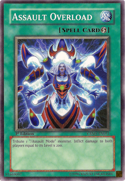 Assault Overload [CRMS-EN051] Common | Jomio and Rueliete's Cards and Comics