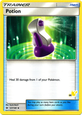 Potion (127/149) (Pikachu Stamp #20) [Battle Academy 2020] | Jomio and Rueliete's Cards and Comics