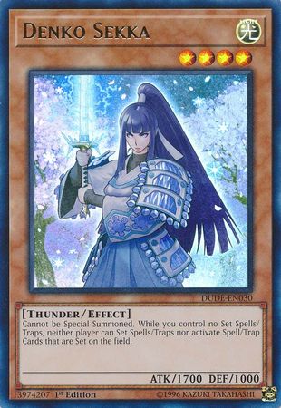 Denko Sekka [DUDE-EN030] Ultra Rare | Jomio and Rueliete's Cards and Comics