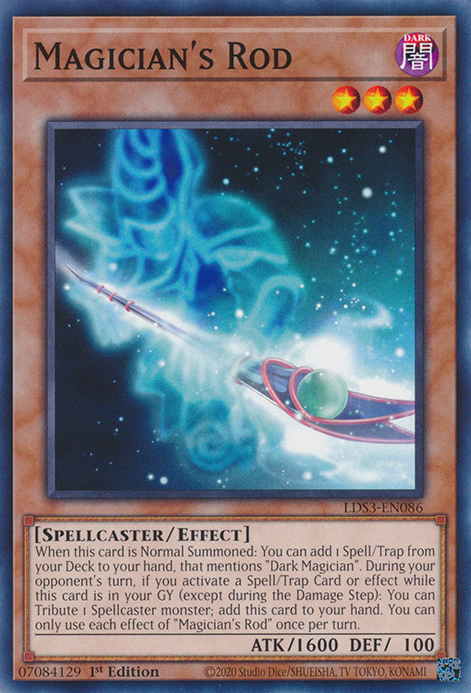 Magician's Rod [LDS3-EN086] Common | Jomio and Rueliete's Cards and Comics