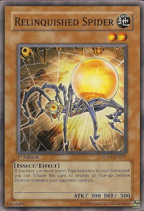 Relinquished Spider [SOVR-EN017] Common | Jomio and Rueliete's Cards and Comics