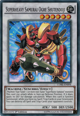 Superheavy Samurai Ogre Shutendoji [CORE-EN094] Super Rare | Jomio and Rueliete's Cards and Comics