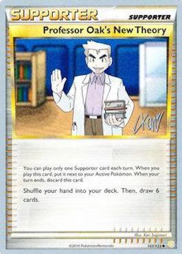 Professor Oak's New Theory (101/123) (Reshiphlosion - Christopher Kan) [World Championships 2011] | Jomio and Rueliete's Cards and Comics