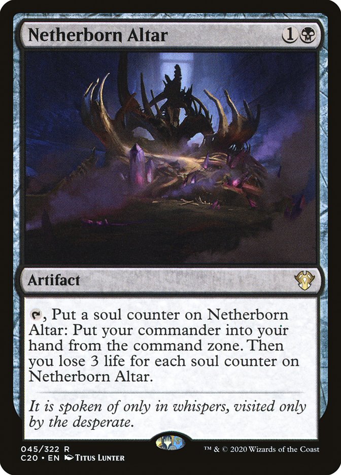 Netherborn Altar [Commander 2020] | Jomio and Rueliete's Cards and Comics