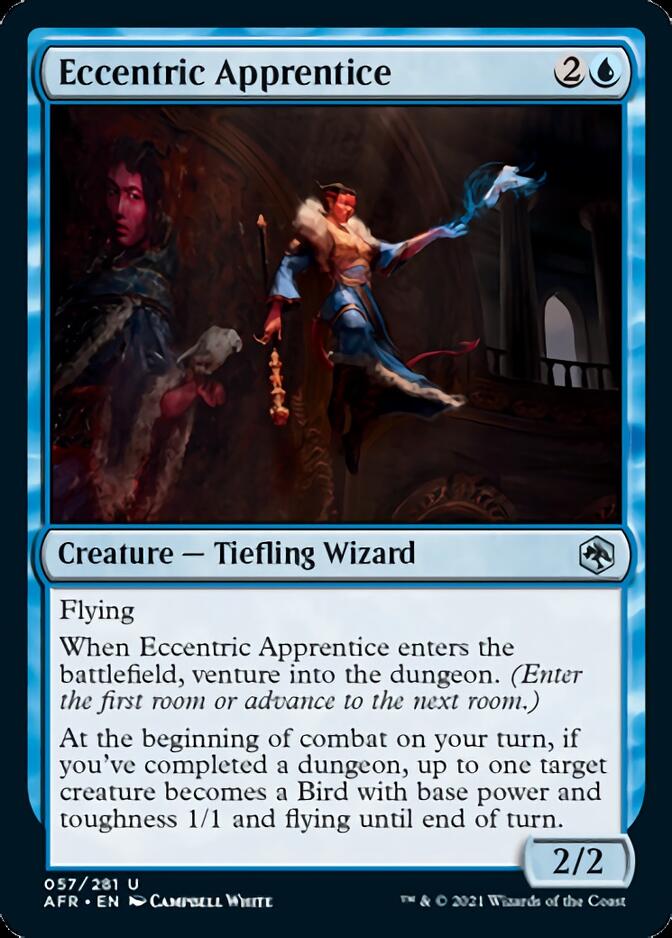 Eccentric Apprentice [Dungeons & Dragons: Adventures in the Forgotten Realms] | Jomio and Rueliete's Cards and Comics