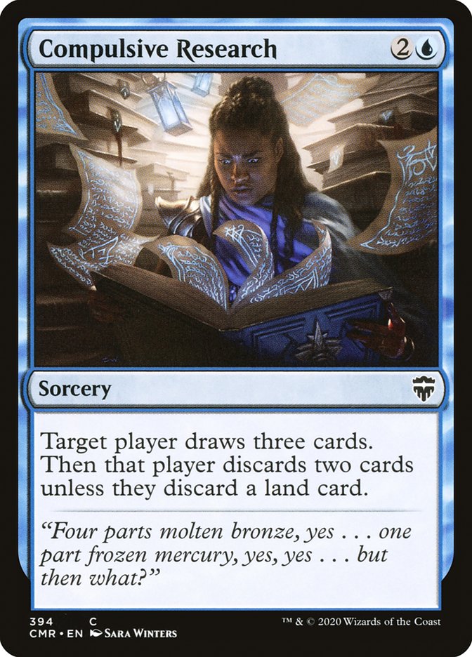 Compulsive Research [Commander Legends] | Jomio and Rueliete's Cards and Comics