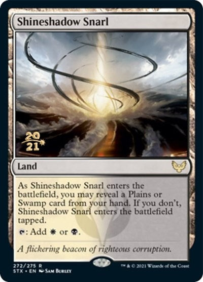 Shineshadow Snarl [Strixhaven: School of Mages Prerelease Promos] | Jomio and Rueliete's Cards and Comics