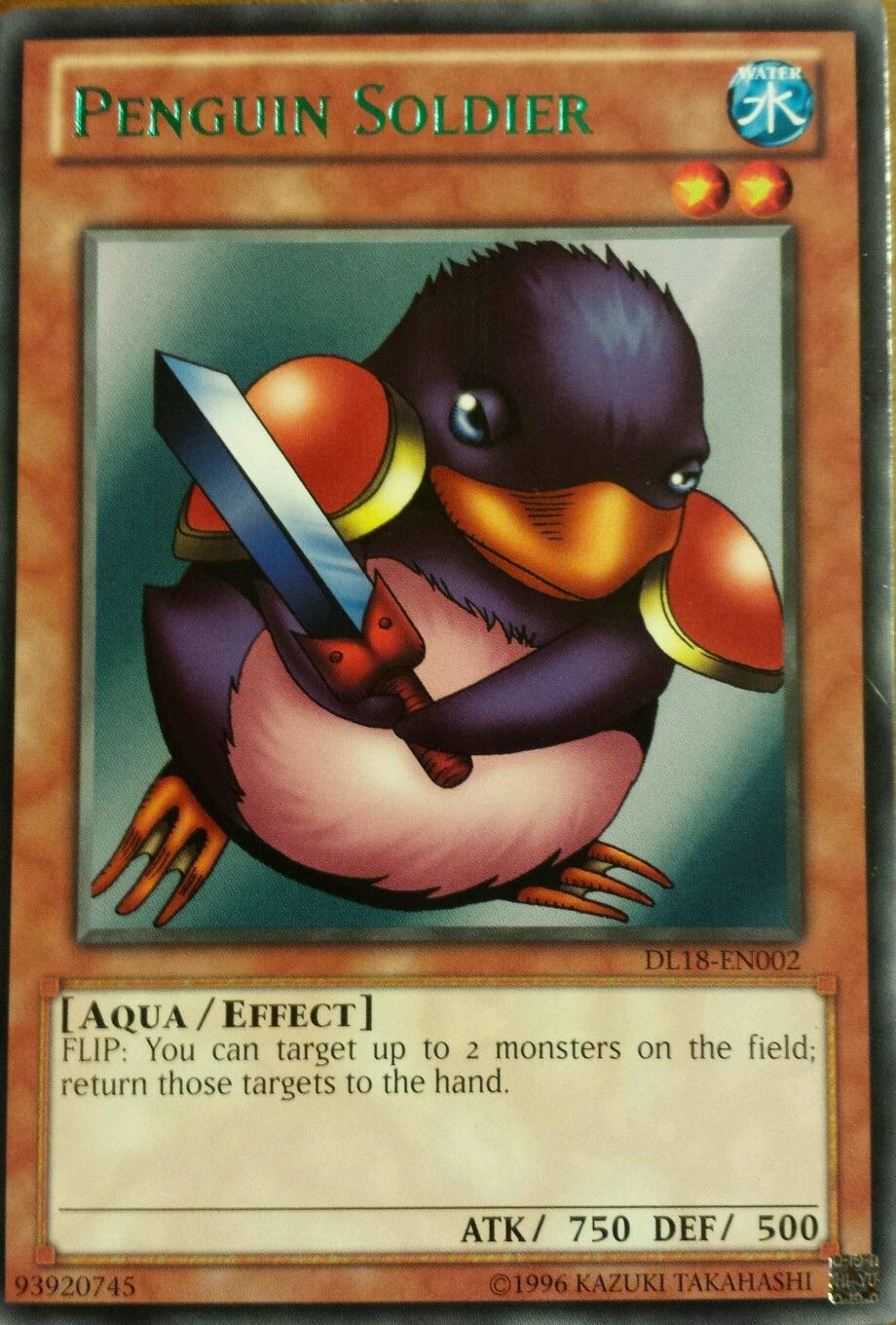 Penguin Soldier (Green - DL18) [DL18-EN002] Rare | Jomio and Rueliete's Cards and Comics