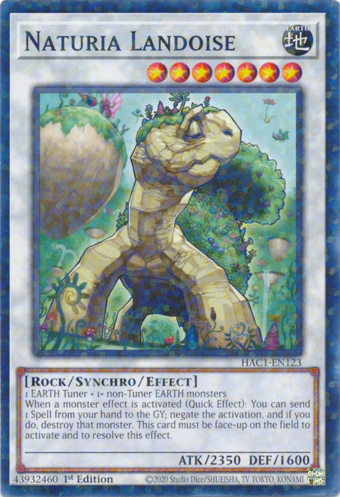 Naturia Landoise (Duel Terminal) [HAC1-EN123] Common | Jomio and Rueliete's Cards and Comics