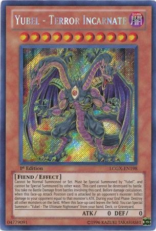 Yubel - Terror Incarnate [LCGX-EN198] Secret Rare | Jomio and Rueliete's Cards and Comics