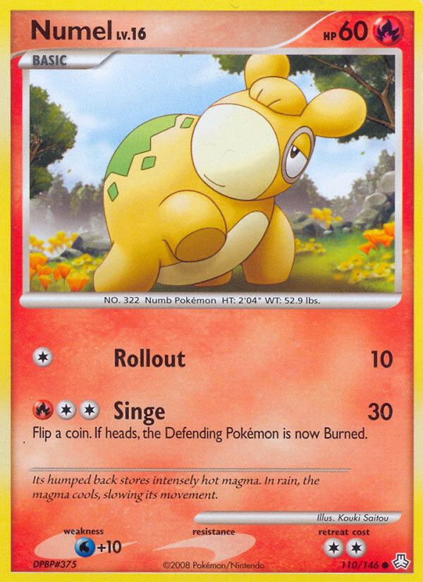 Numel (110/146) [Diamond & Pearl: Legends Awakened] | Jomio and Rueliete's Cards and Comics