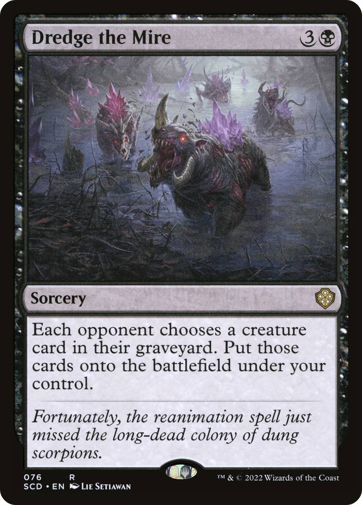 Dredge the Mire [Starter Commander Decks] | Jomio and Rueliete's Cards and Comics