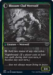 Weaver of Blossoms // Blossom-Clad Werewolf [Innistrad: Double Feature] | Jomio and Rueliete's Cards and Comics