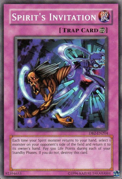 Spirit's Invitation [DB2-EN204] Common | Jomio and Rueliete's Cards and Comics