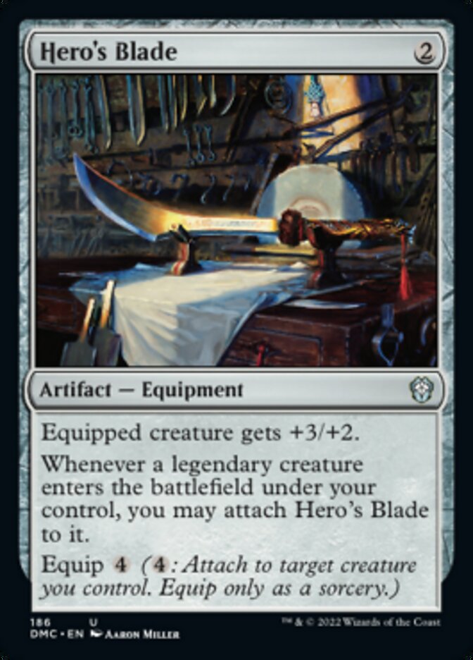 Hero's Blade [Dominaria United Commander] | Jomio and Rueliete's Cards and Comics