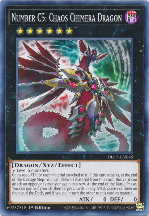 Number C5: Chaos Chimera Dragon [DLCS-EN045] Common | Jomio and Rueliete's Cards and Comics