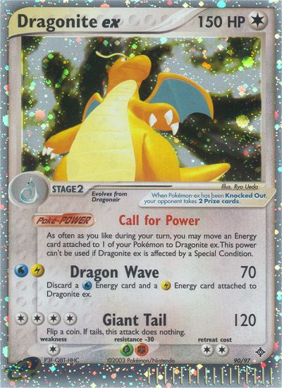 Dragonite ex (90/97) [EX: Dragon] | Jomio and Rueliete's Cards and Comics