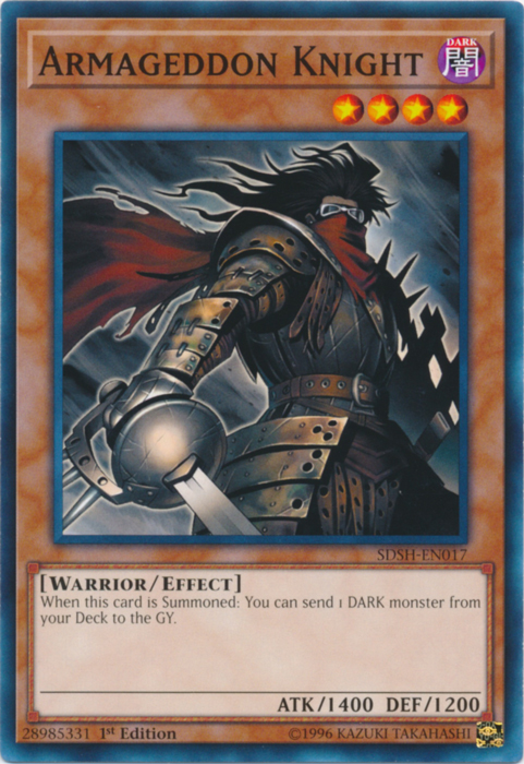 Armageddon Knight [SDSH-EN017] Common | Jomio and Rueliete's Cards and Comics