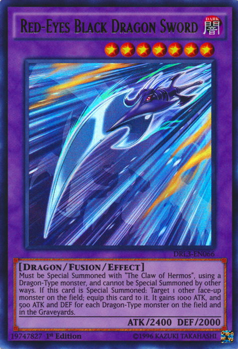 Red-Eyes Black Dragon Sword [DRL3-EN066] Ultra Rare | Jomio and Rueliete's Cards and Comics