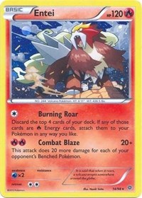 Entei (14/98) (Cosmos Holo) (Blister Exclusive) [XY: Ancient Origins] | Jomio and Rueliete's Cards and Comics