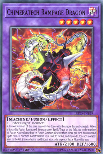 Chimeratech Rampage Dragon [LEDD-ENB29] Common | Jomio and Rueliete's Cards and Comics