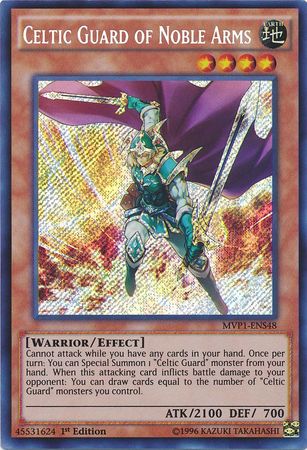 Celtic Guard of Noble Arms [MVP1-ENS48] Secret Rare | Jomio and Rueliete's Cards and Comics