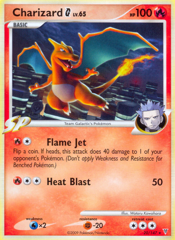 Charizard G (20/147) [Platinum: Supreme Victors] | Jomio and Rueliete's Cards and Comics
