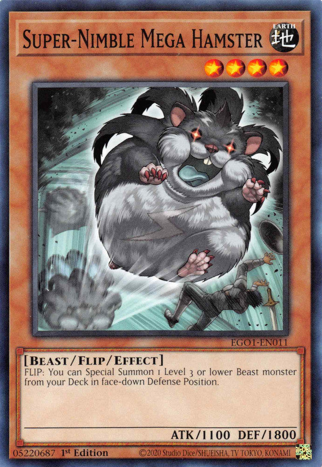 Super-Nimble Mega Hamster [EGO1-EN011] Common | Jomio and Rueliete's Cards and Comics