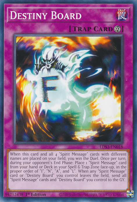 Destiny Board [LDS3-EN018] Common | Jomio and Rueliete's Cards and Comics