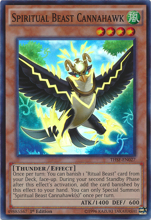 Spiritual Beast Cannahawk [THSF-EN027] Super Rare | Jomio and Rueliete's Cards and Comics