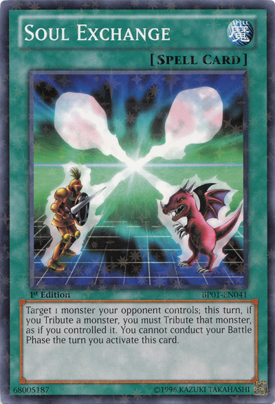 Soul Exchange [BP01-EN041] Starfoil Rare | Jomio and Rueliete's Cards and Comics