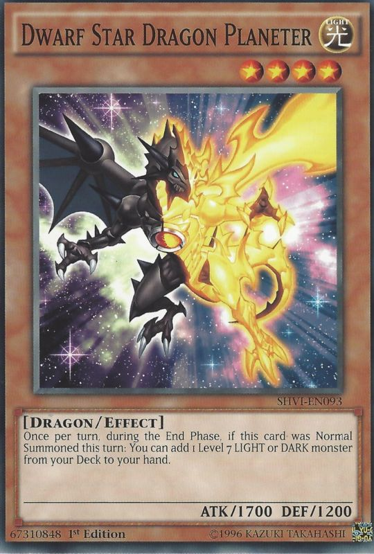 Dwarf Star Dragon Planeter [SHVI-EN093] Common | Jomio and Rueliete's Cards and Comics