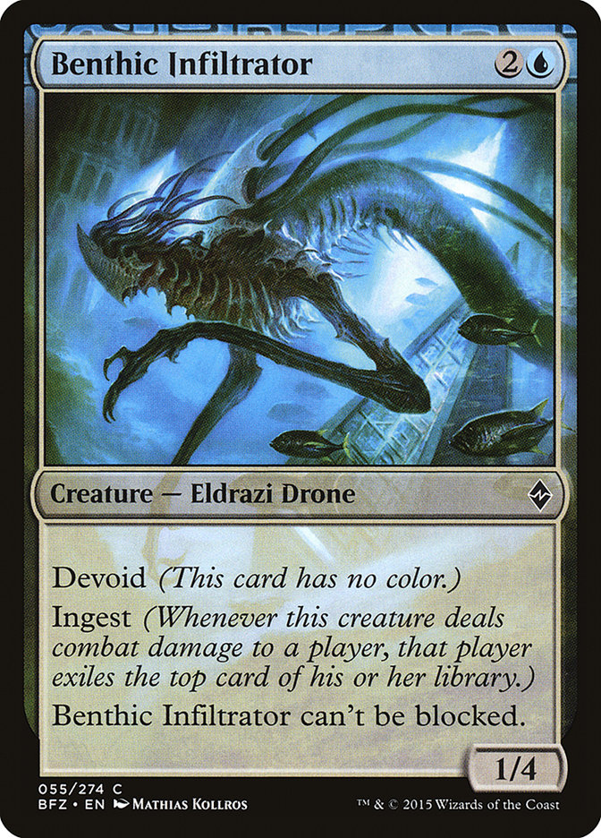 Benthic Infiltrator [Battle for Zendikar] | Jomio and Rueliete's Cards and Comics