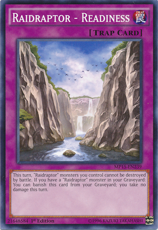 Raidraptor - Readiness [MP15-EN239] Common | Jomio and Rueliete's Cards and Comics
