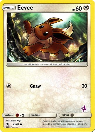 Eevee (49/68) (Mewtwo Deck) [Battle Academy 2020] | Jomio and Rueliete's Cards and Comics