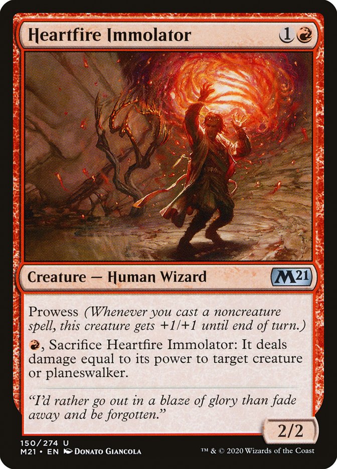 Heartfire Immolator [Core Set 2021] | Jomio and Rueliete's Cards and Comics