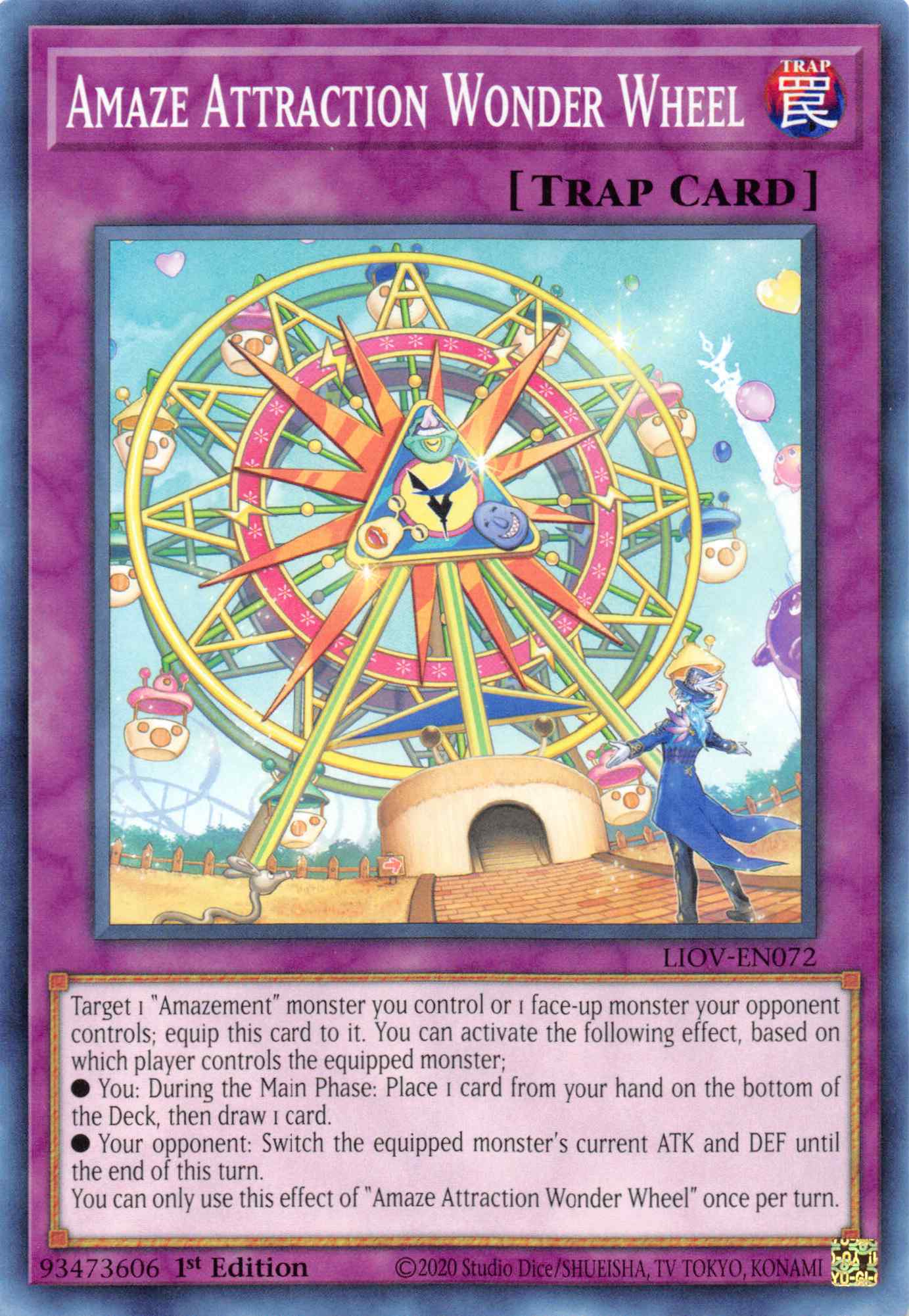 Amaze Attraction Wonder Wheel [LIOV-EN072] Common | Jomio and Rueliete's Cards and Comics