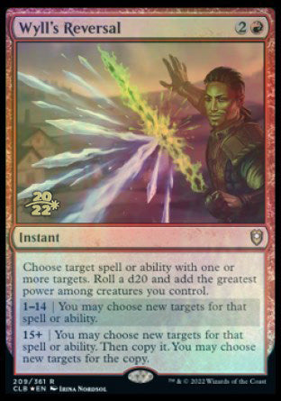 Wyll's Reversal [Commander Legends: Battle for Baldur's Gate Prerelease Promos] | Jomio and Rueliete's Cards and Comics