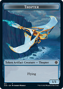 Bird // Thopter Double-Sided Token [Starter Commander Decks] | Jomio and Rueliete's Cards and Comics