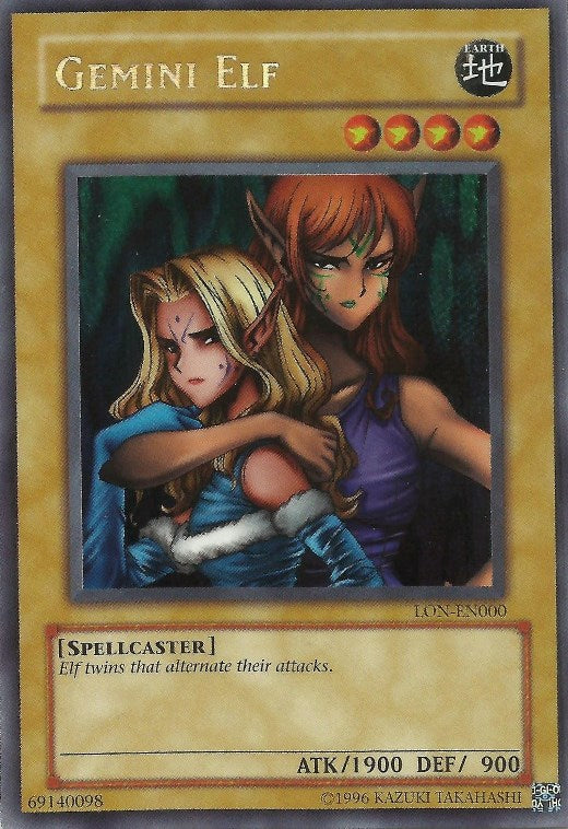 Gemini Elf [LON-EN000] Secret Rare | Jomio and Rueliete's Cards and Comics