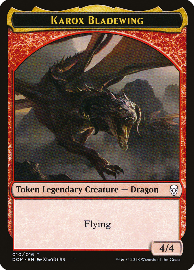 Karox Bladewing // Karox Bladewing Double-Sided Token [Starter Commander Decks] | Jomio and Rueliete's Cards and Comics