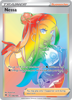 Nessa (196/185) [Sword & Shield: Vivid Voltage] | Jomio and Rueliete's Cards and Comics