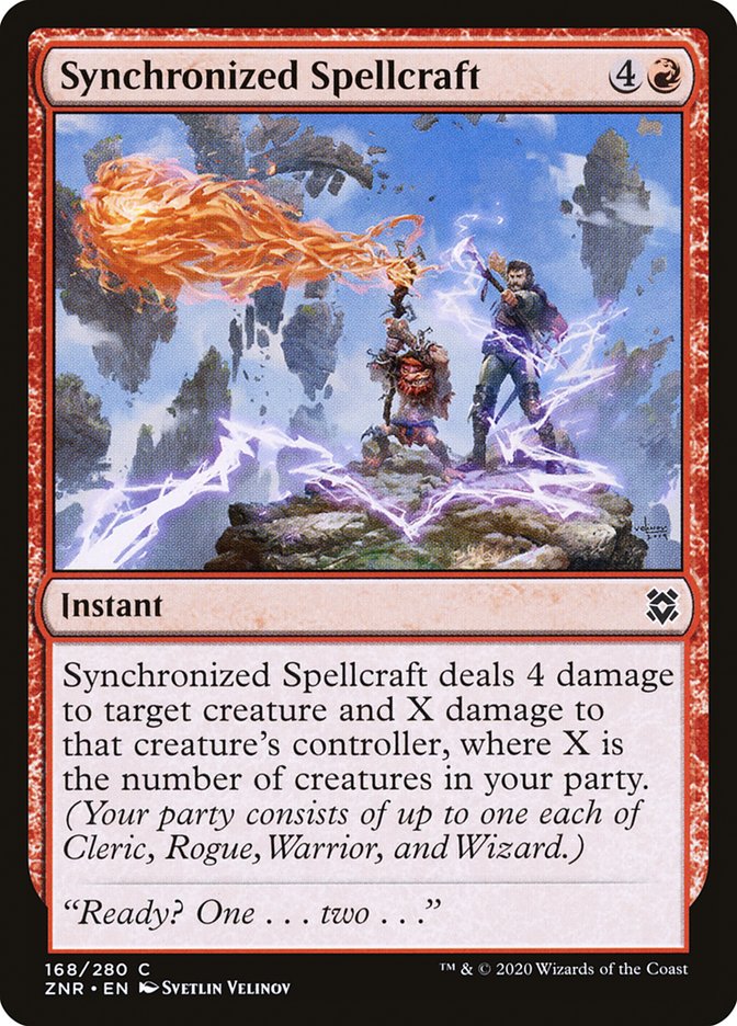 Synchronized Spellcraft [Zendikar Rising] | Jomio and Rueliete's Cards and Comics