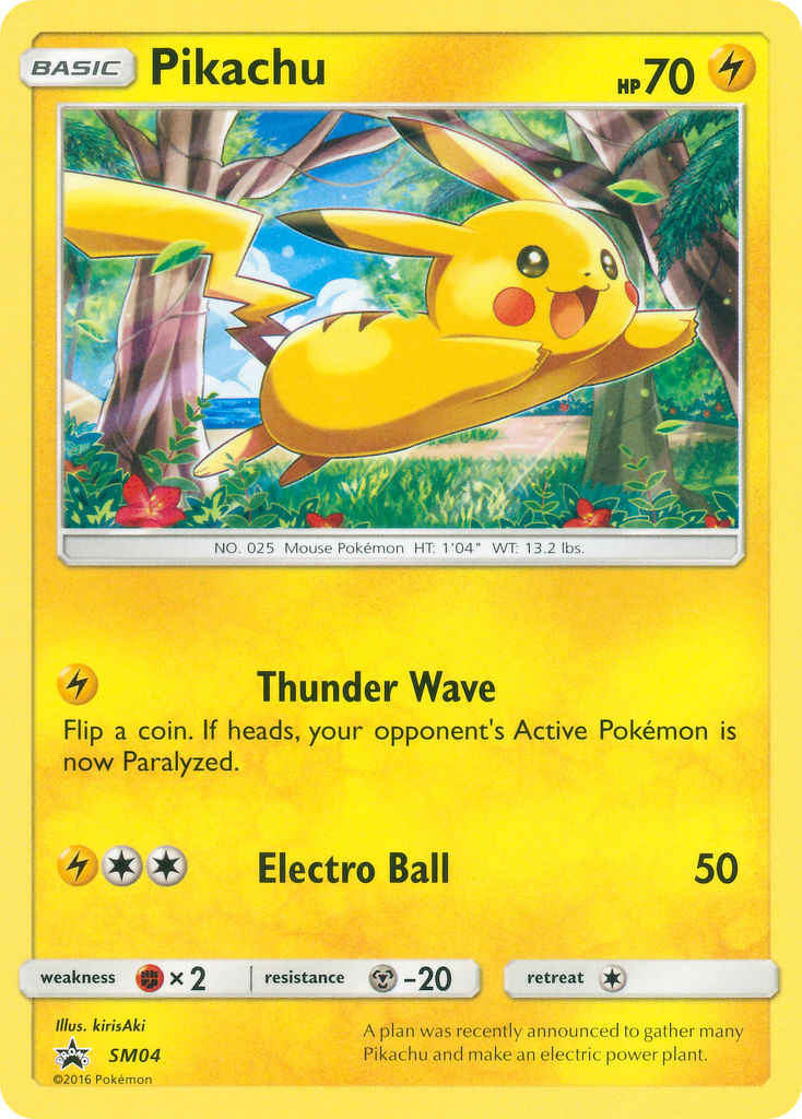 Pikachu (SM04) (Target Non Holo) [Sun & Moon: Black Star Promos] | Jomio and Rueliete's Cards and Comics