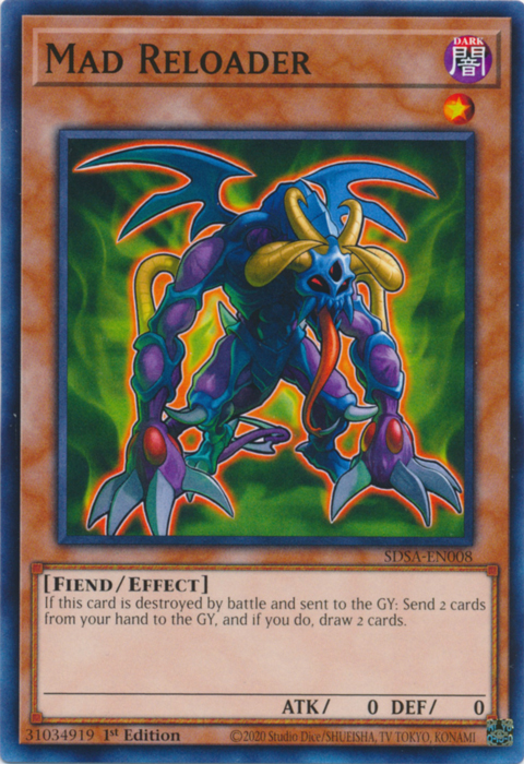Mad Reloader [SDSA-EN008] Common | Jomio and Rueliete's Cards and Comics