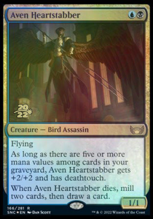 Aven Heartstabber [Streets of New Capenna Prerelease Promos] | Jomio and Rueliete's Cards and Comics