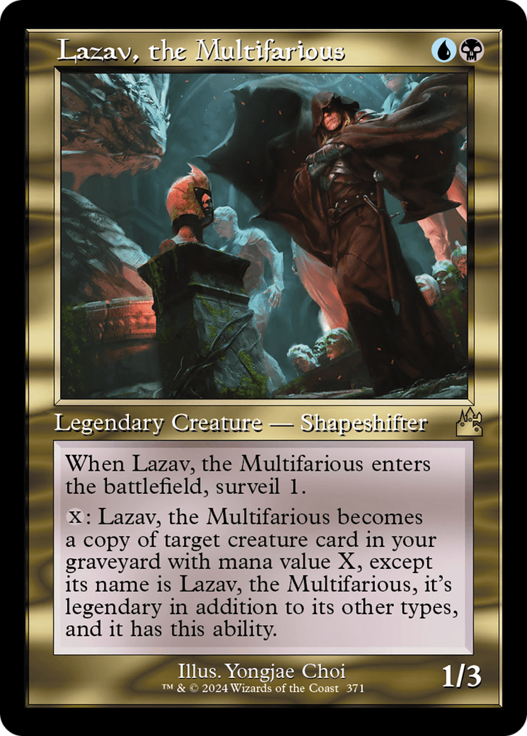 Lazav, the Multifarious (Retro Frame) [Ravnica Remastered] | Jomio and Rueliete's Cards and Comics